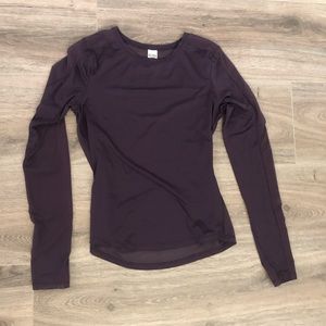 Victoria’s Secret Mesh Longsleeve Plum Shirt